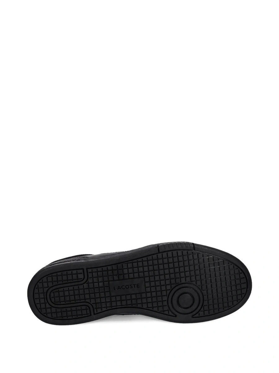Sneakers Lacoste negri din piele si polyester - Img 4