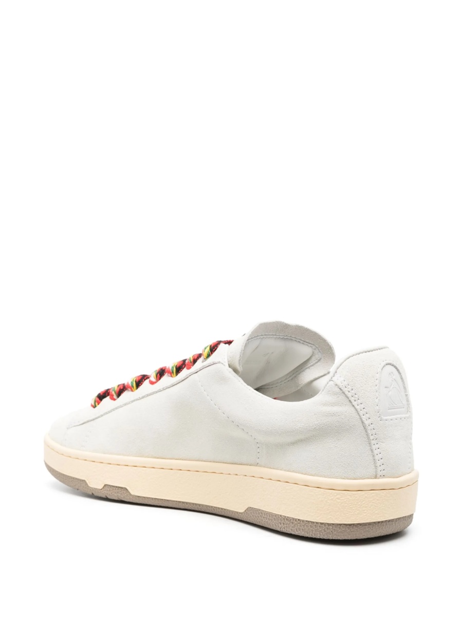 Sneakers Lanvin albi din piele - Img 3