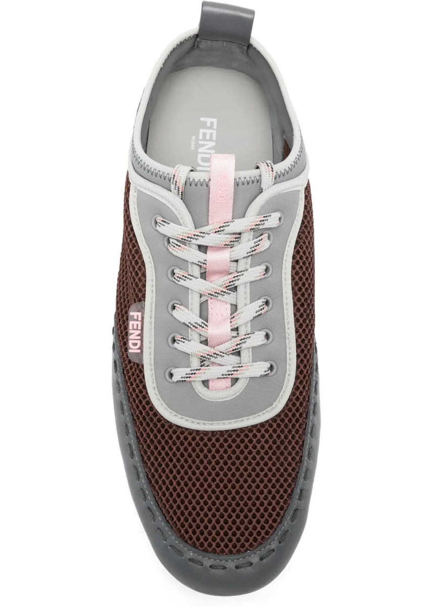 Sneakers Leather and mesh Sneakers by Fendi - Img 7
