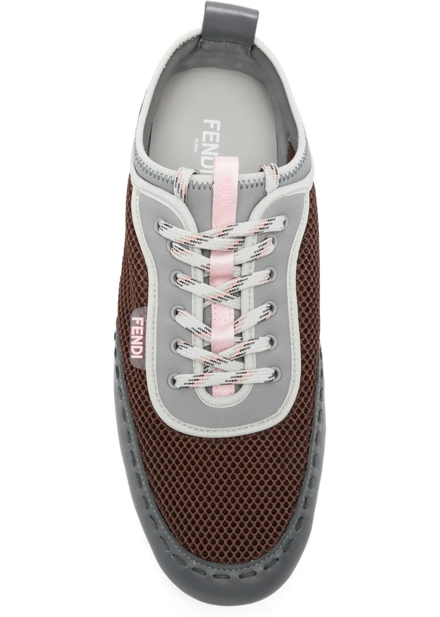 Sneakers Leather and mesh Sneakers by Fendi - Img 7