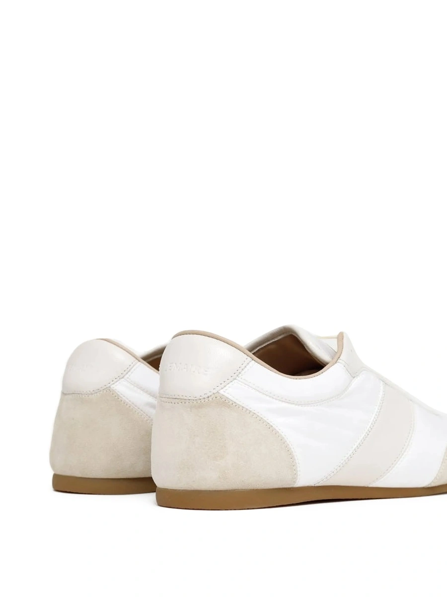 Sneakers LEMAIRE albi din nylon si piele - Img 3