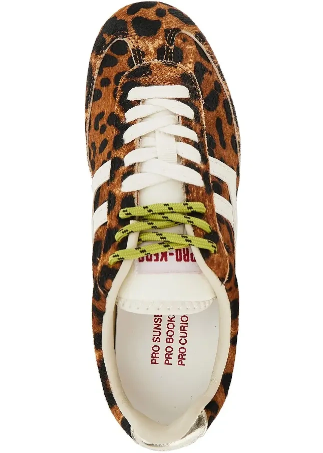 Sneakers Leo-print calf-hair 'Racer 77' sneakers - Img 4