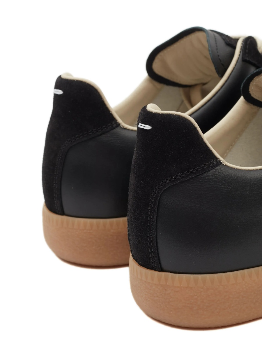 Sneakers Maison Margiela replica negri din piele - Img 5