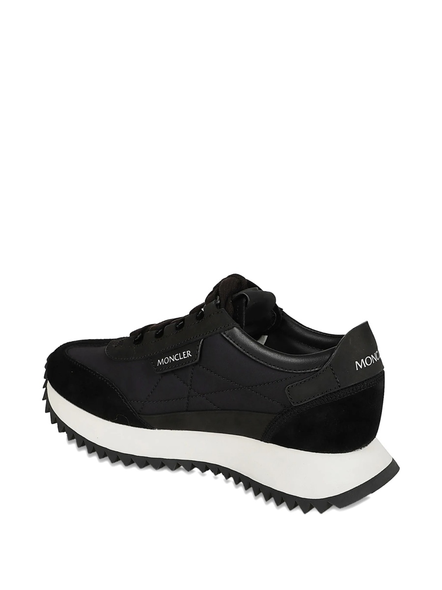Sneakers Moncler negri din piele si nylon - Img 3