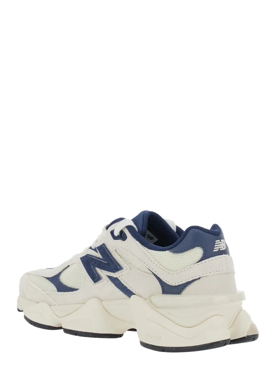 Sneakers New Balance '9060' albastri din piele si material textil - Img 3