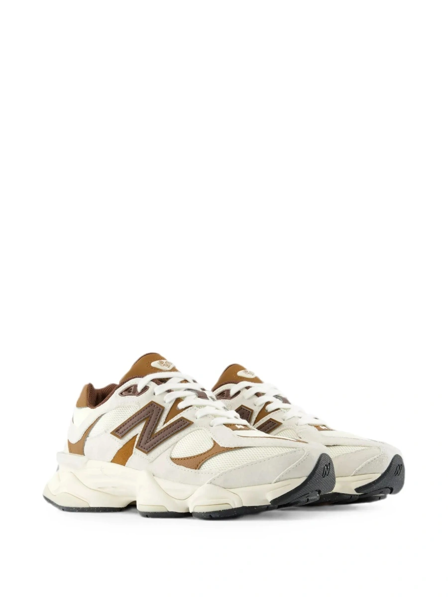 Sneakers New Balance '9060' maro din piele si material textil - Img 5