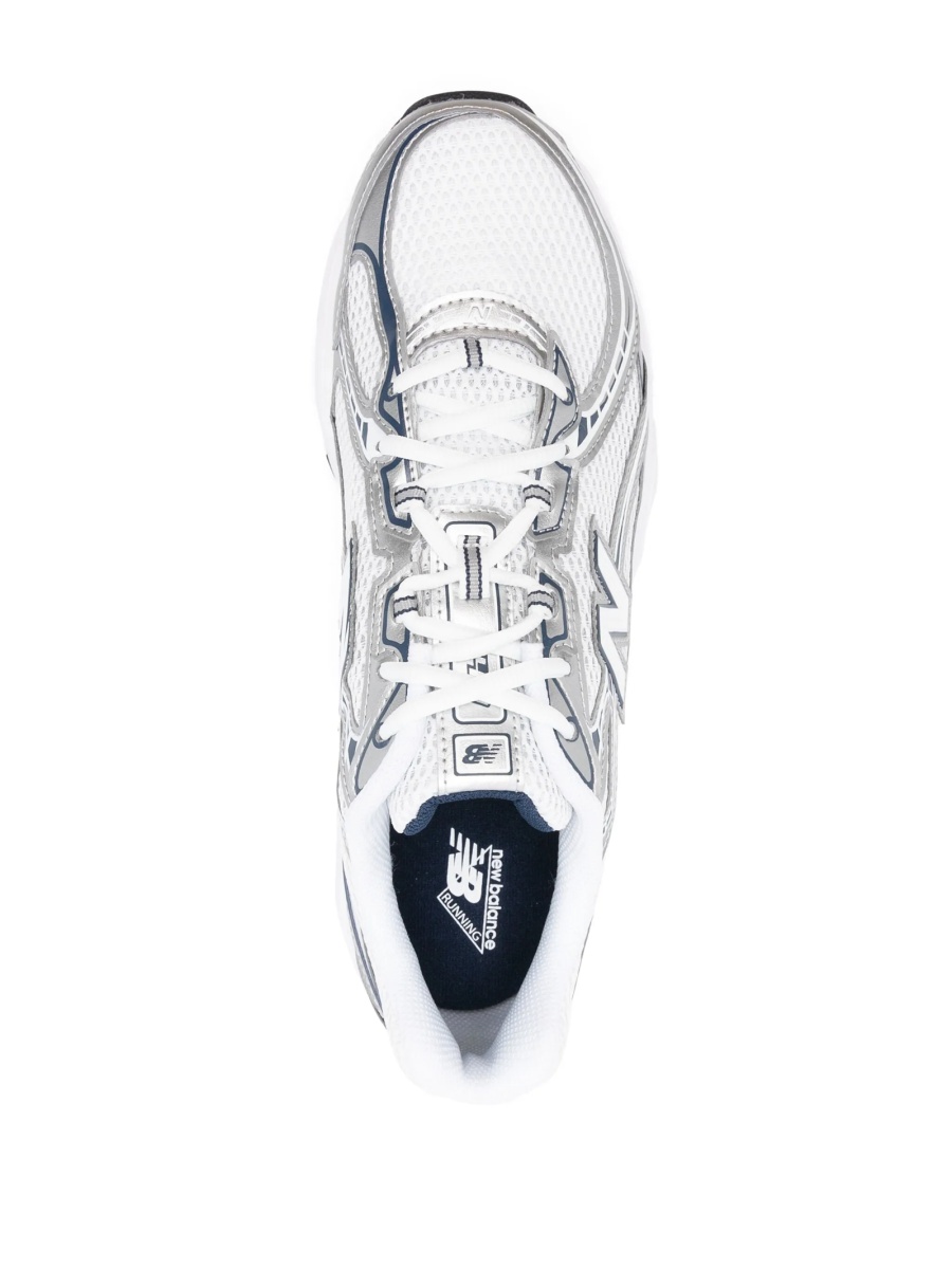 Sneakers New Balance albi din material textil - Img 4