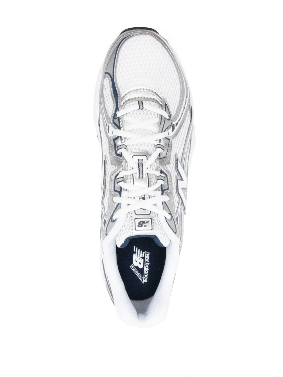 Sneakers New Balance albi din material textil - Img 4