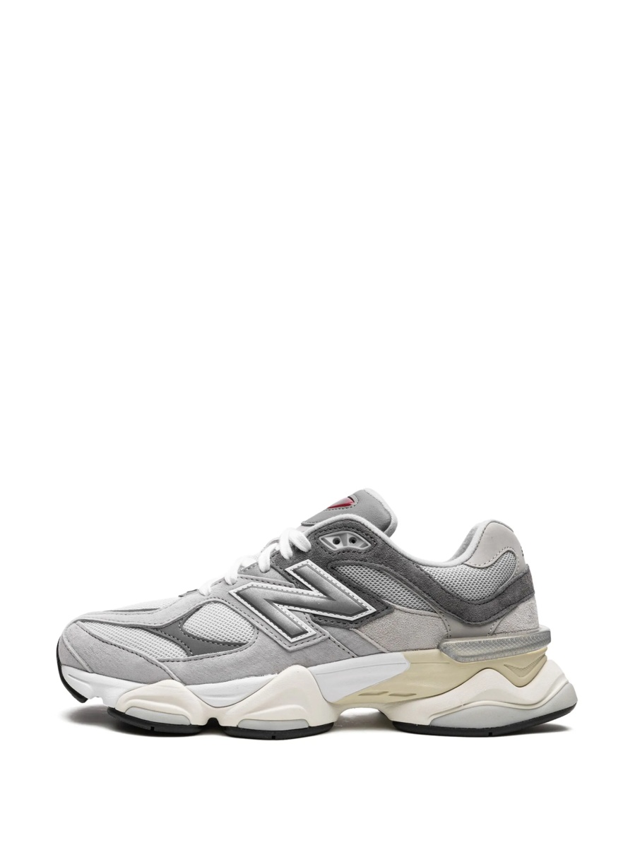 Sneakers New Balance gri din plasa si piele intoarsa - Img 5