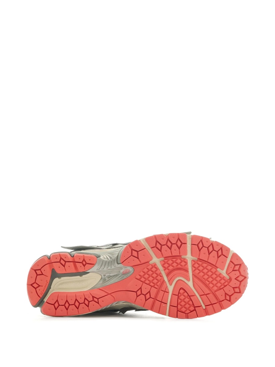 Sneakers New Balance gri din plasa si piele - Img 3
