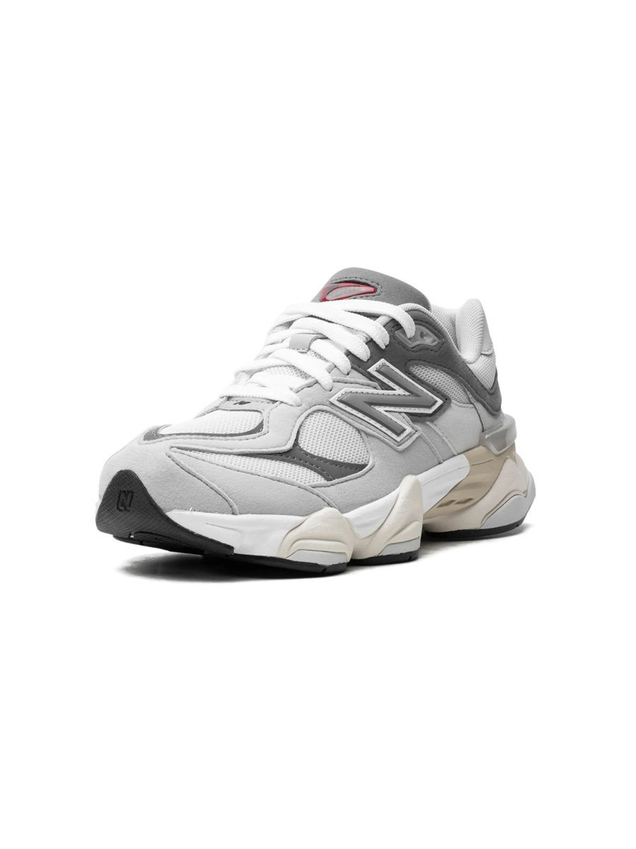 Sneakers New Balance Kids gri din piele si plasa - Img 4