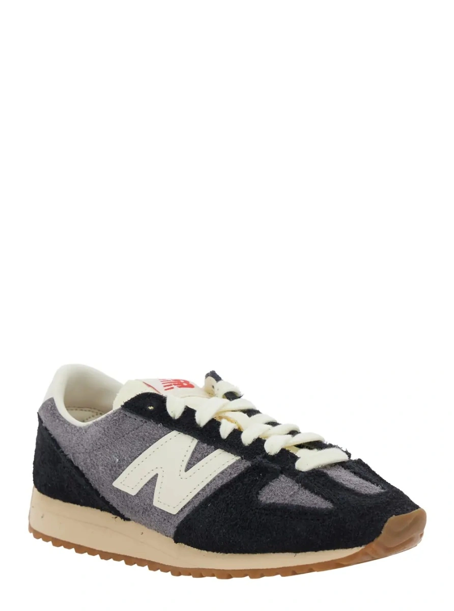 Sneakers New Balance negri din piele intoarsa - Img 2