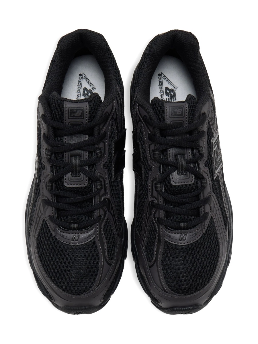 Sneakers New Balance negri din poliuretan si plasa - Img 3