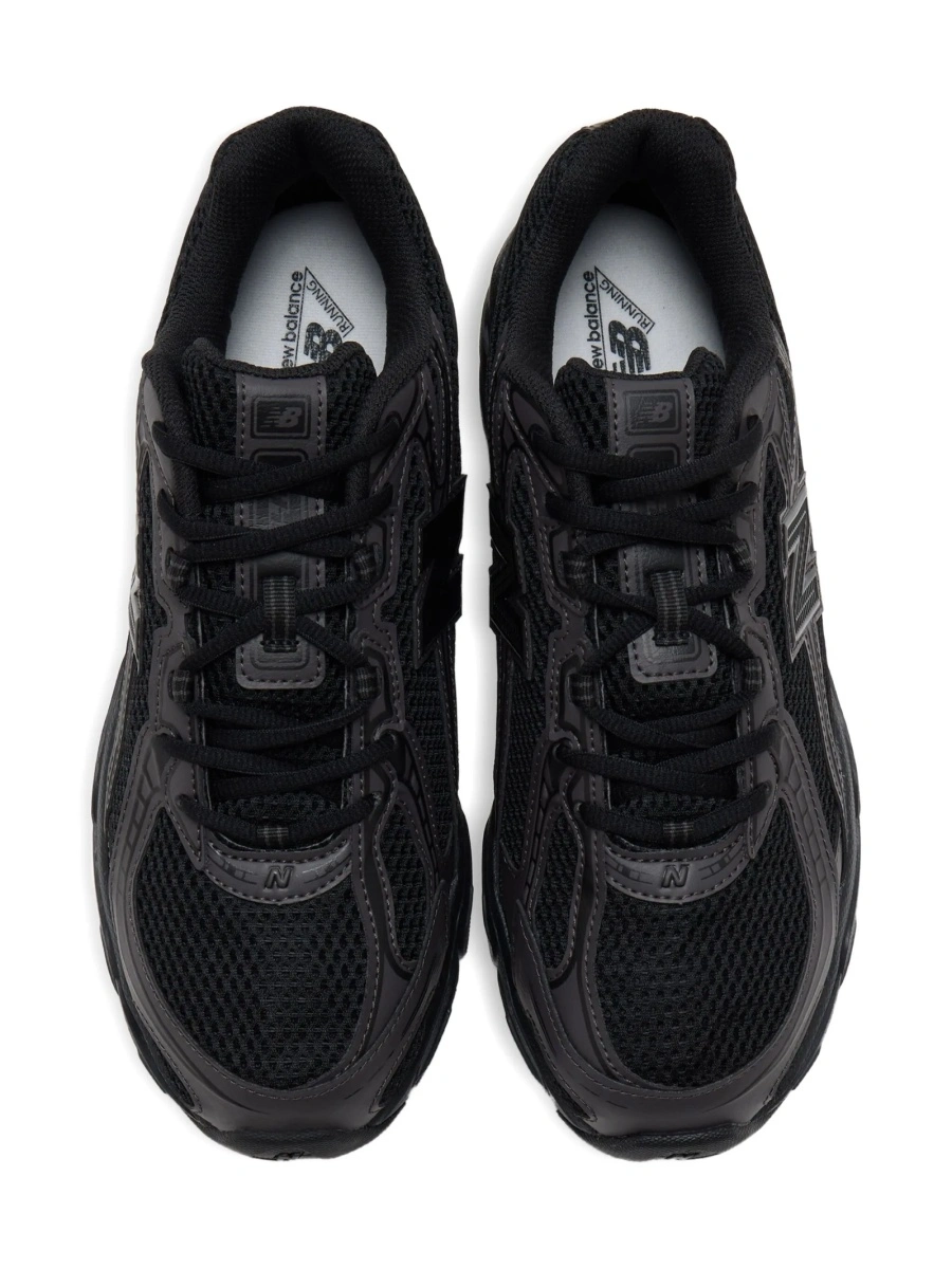 Sneakers New Balance negri din poliuretan si plasa - Img 3