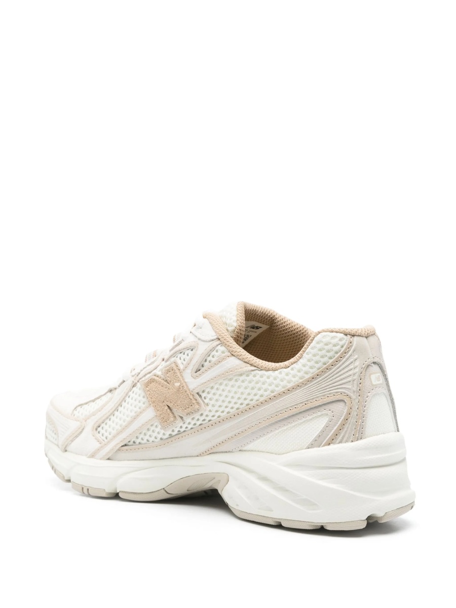 Sneakers New Balance neutri din piele intoarsa si material textil - Img 3