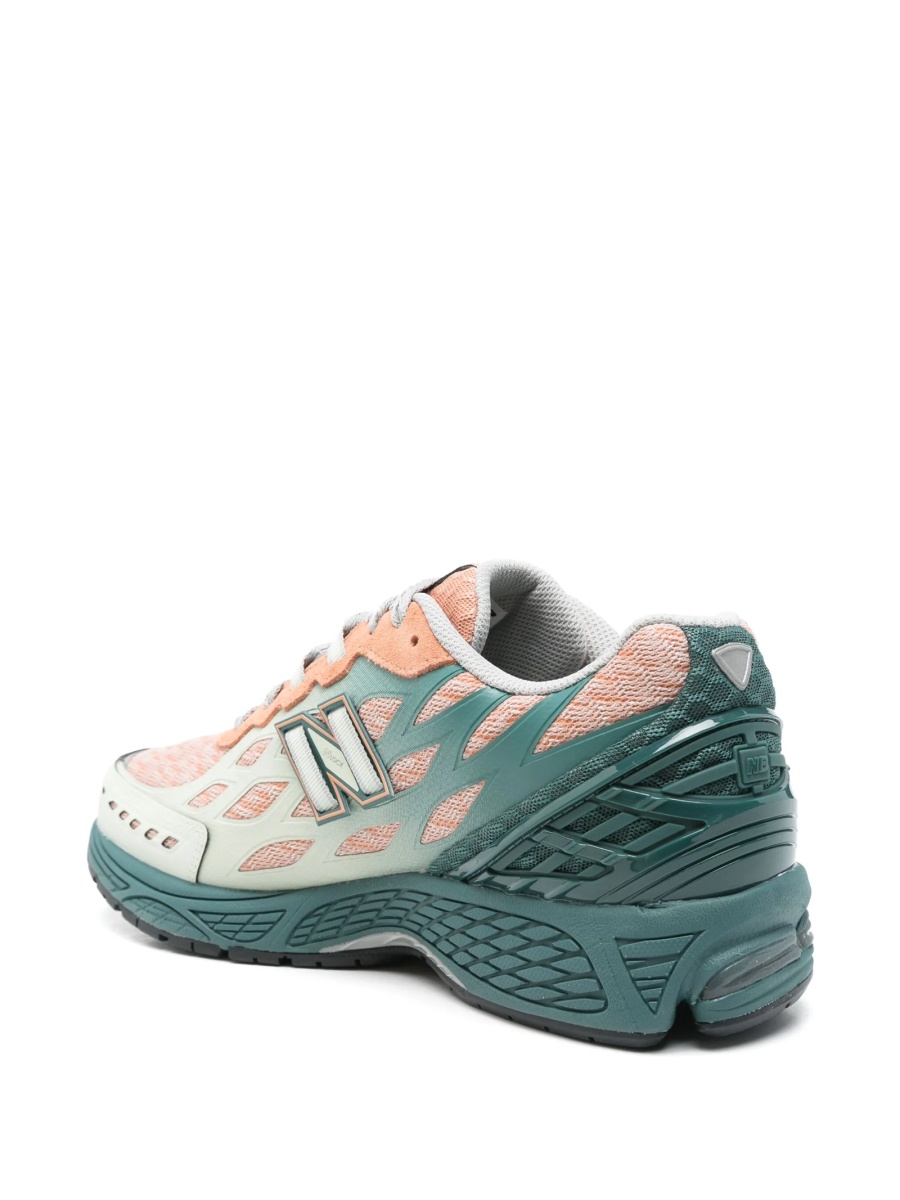 Sneakers New Balance verzi din material textil si poliuretan - Img 3