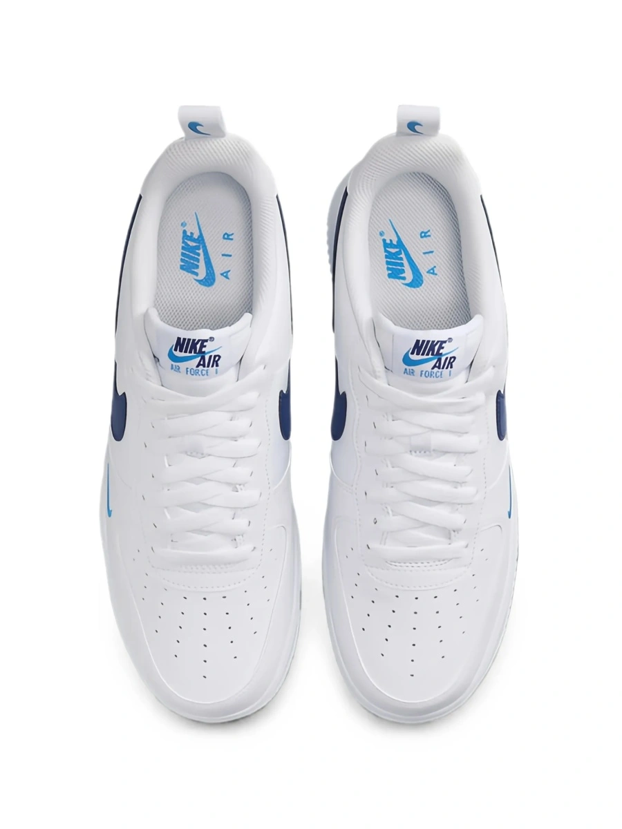 Sneakers Nike air force 1 albi din piele - Img 2