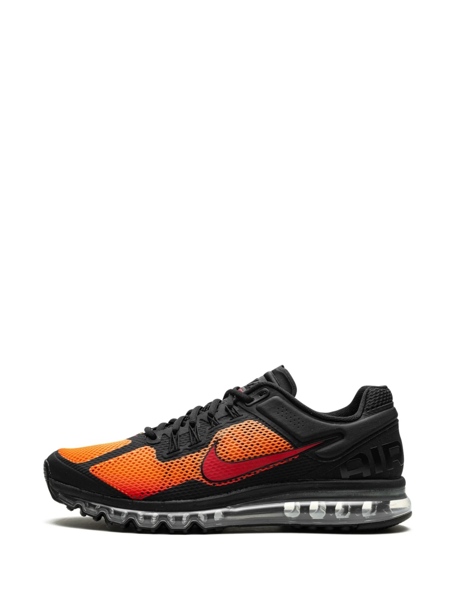 Sneakers Nike air max negri din piele si material textil - Img 5