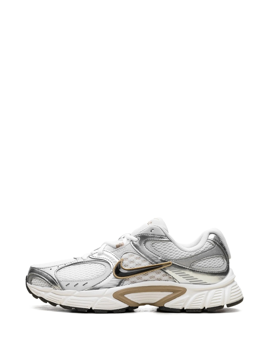 Sneakers Nike albi din piele eco si plasa - Img 5