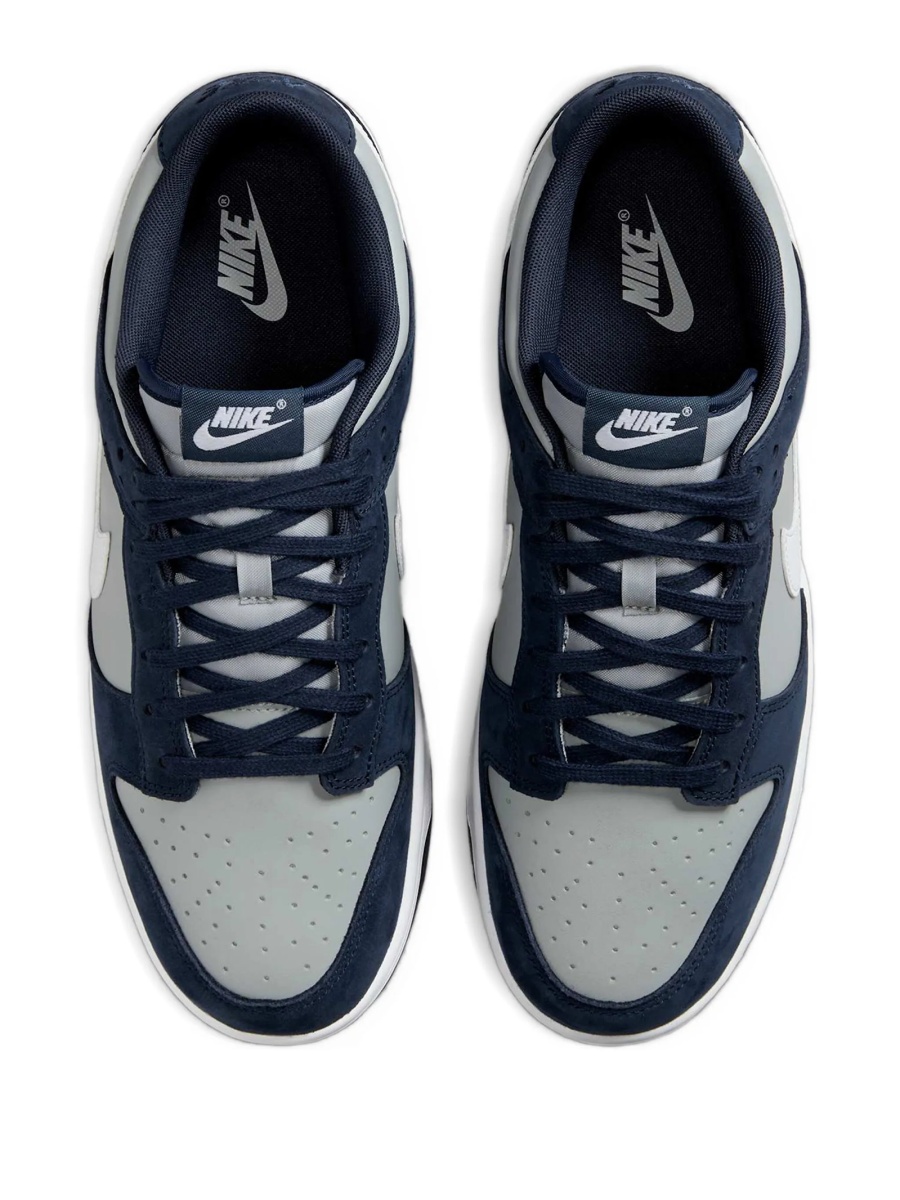 Sneakers Nike dunk albastri din piele si piele intoarsa - Img 4