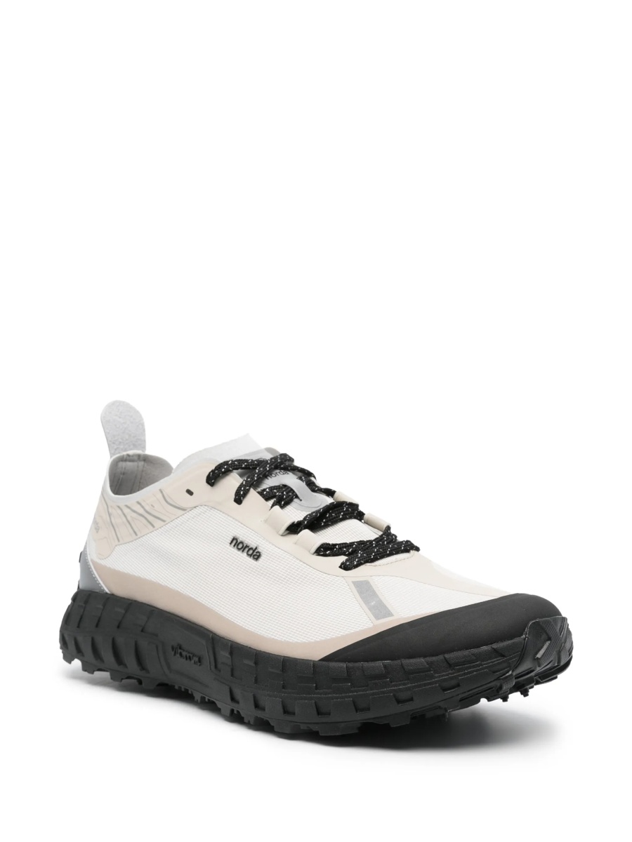 Sneakers NORDA gri din material textil si poliuretan - Img 2