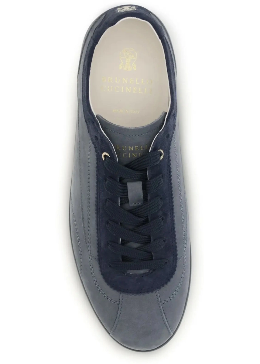 Sneakers Nubuck and suede Sneakers with Slim sole - Img 3