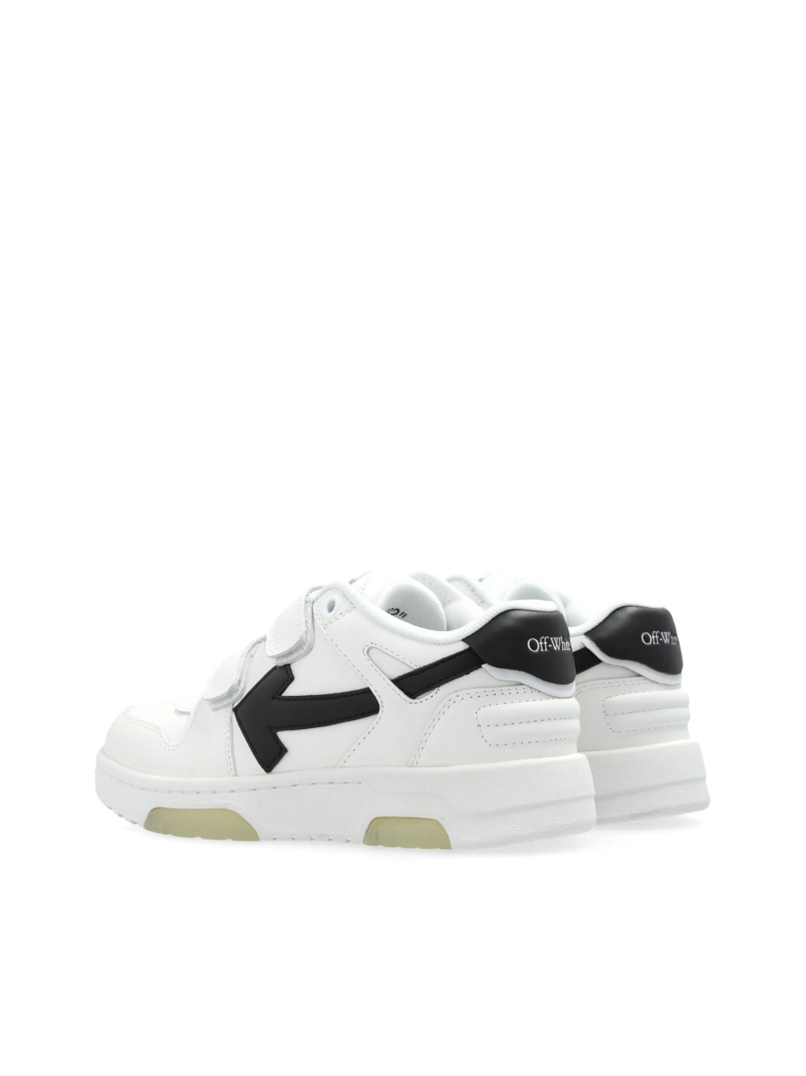 Sneakers Off-White albi din piele - Img 3