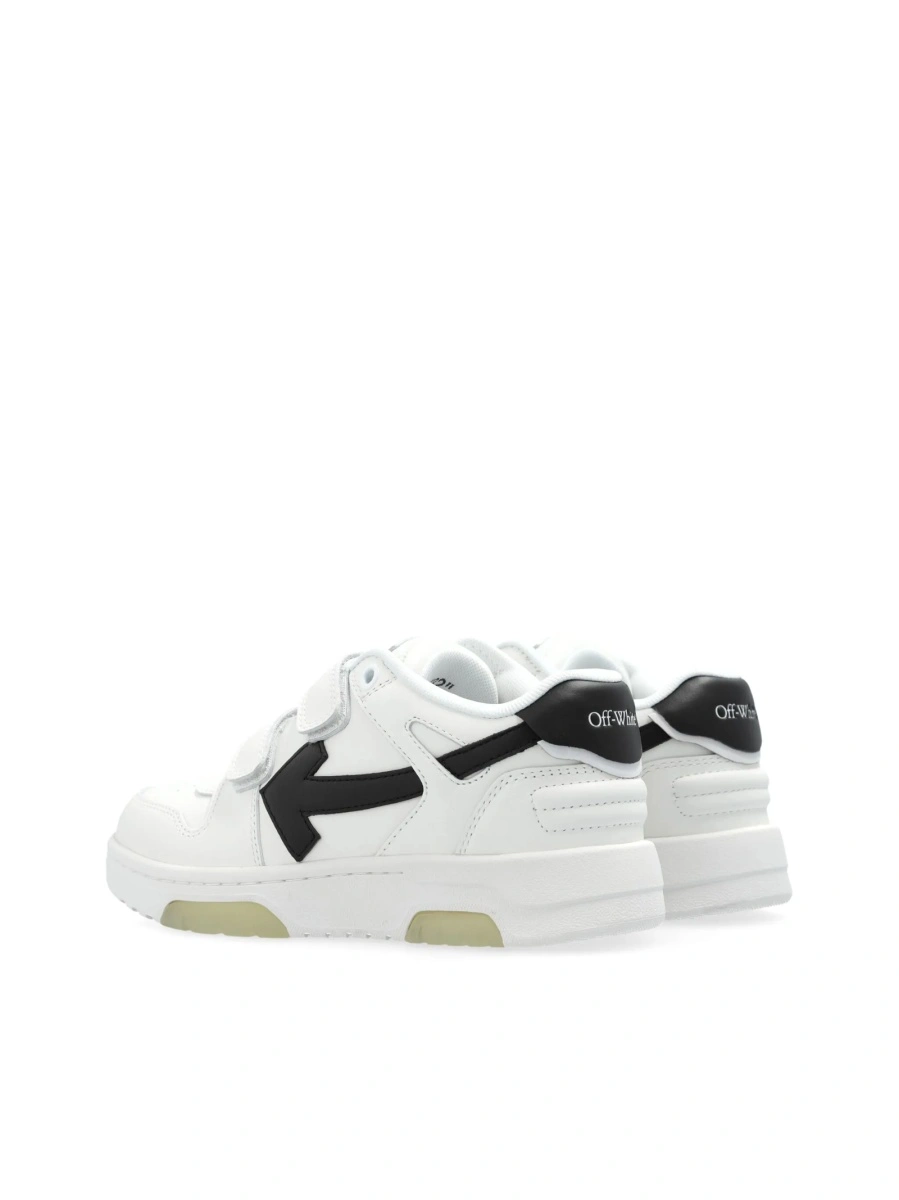 Sneakers Off-White albi din piele - Img 3