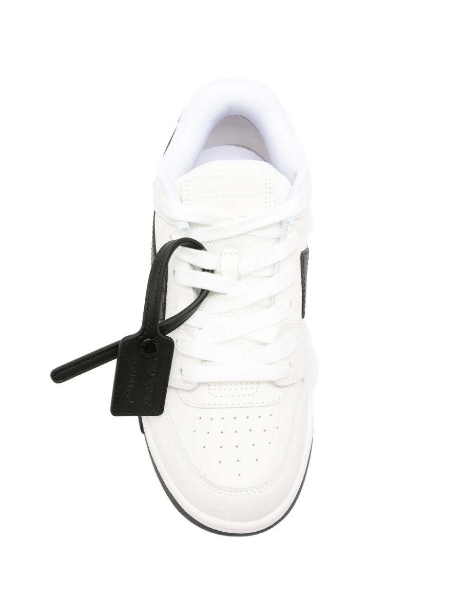 Sneakers Off-White albi din piele - Img 3