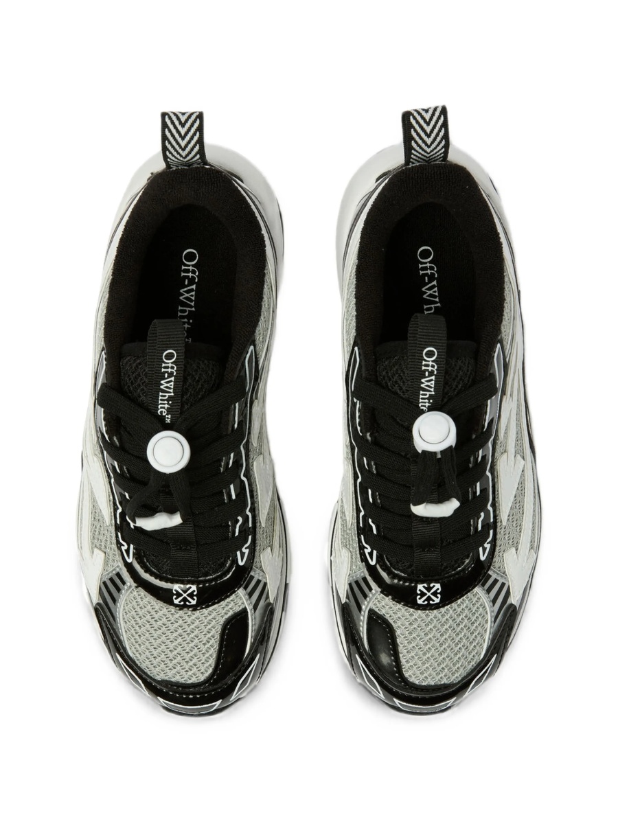 Sneakers Off-White gri din nylon si polyester - Img 4