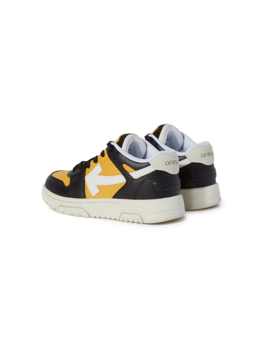 Sneakers Off-White negri din poliester reciclat si piele - Img 3