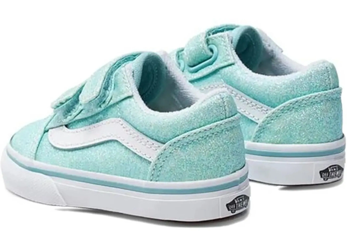 Sneakers Old Skool V Glitter Pastel Blue - Img 5