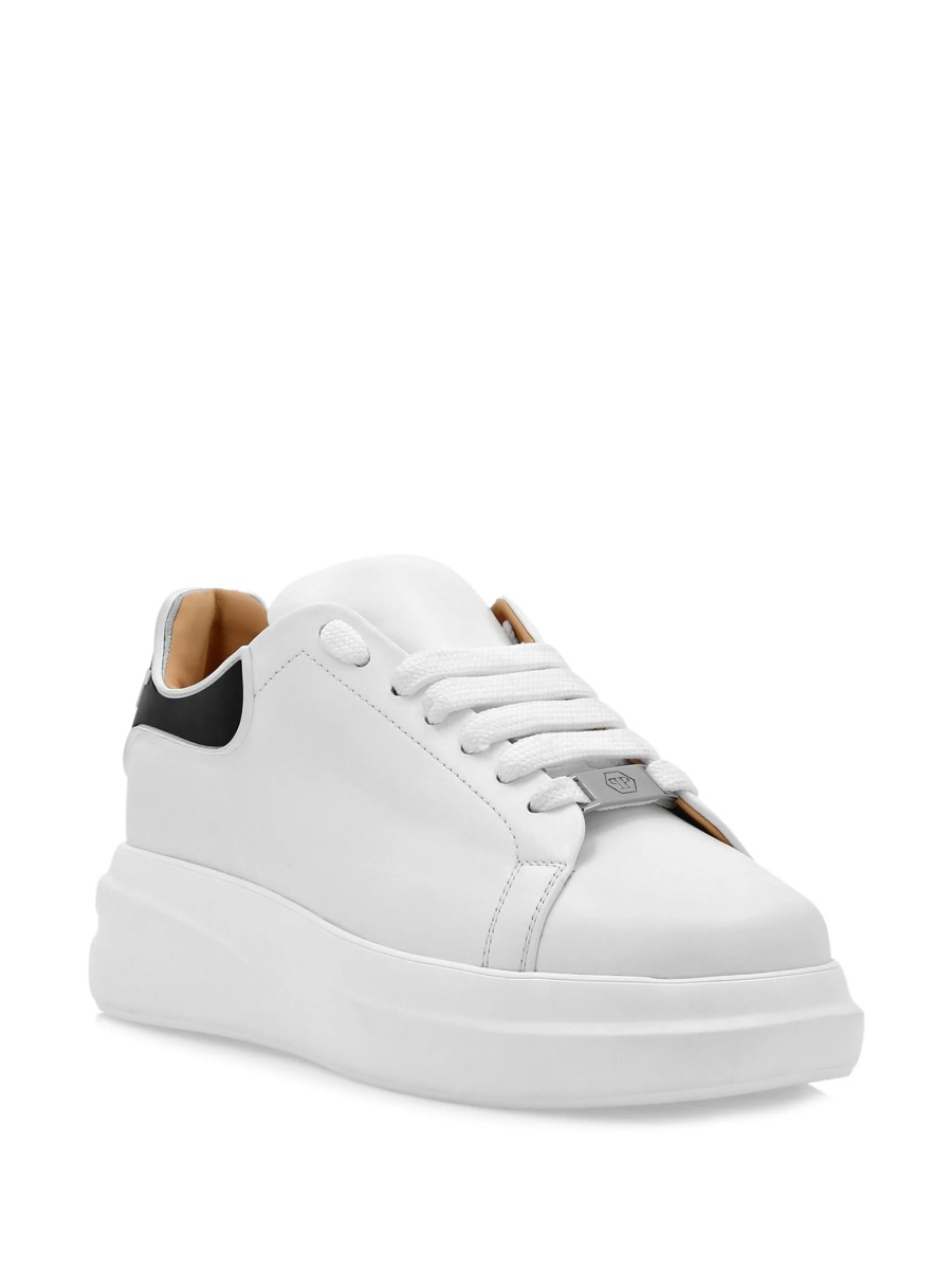 Sneakers Philipp Plein albi din piele - Img 2