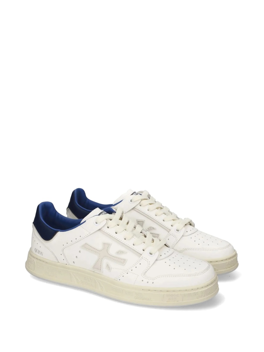 Sneakers Premiata albi din cauciuc si piele - Img 2