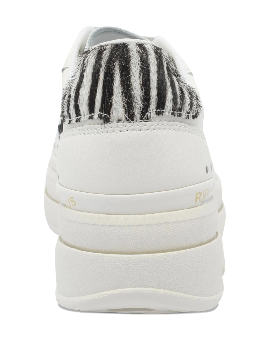 Sneakers Premiata albi din piele - Img 4