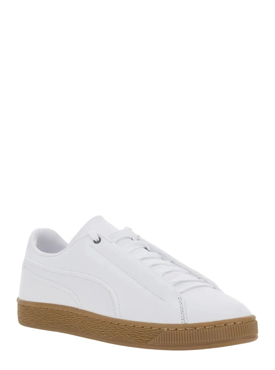 Sneakers PUMA albi din piele - Img 2