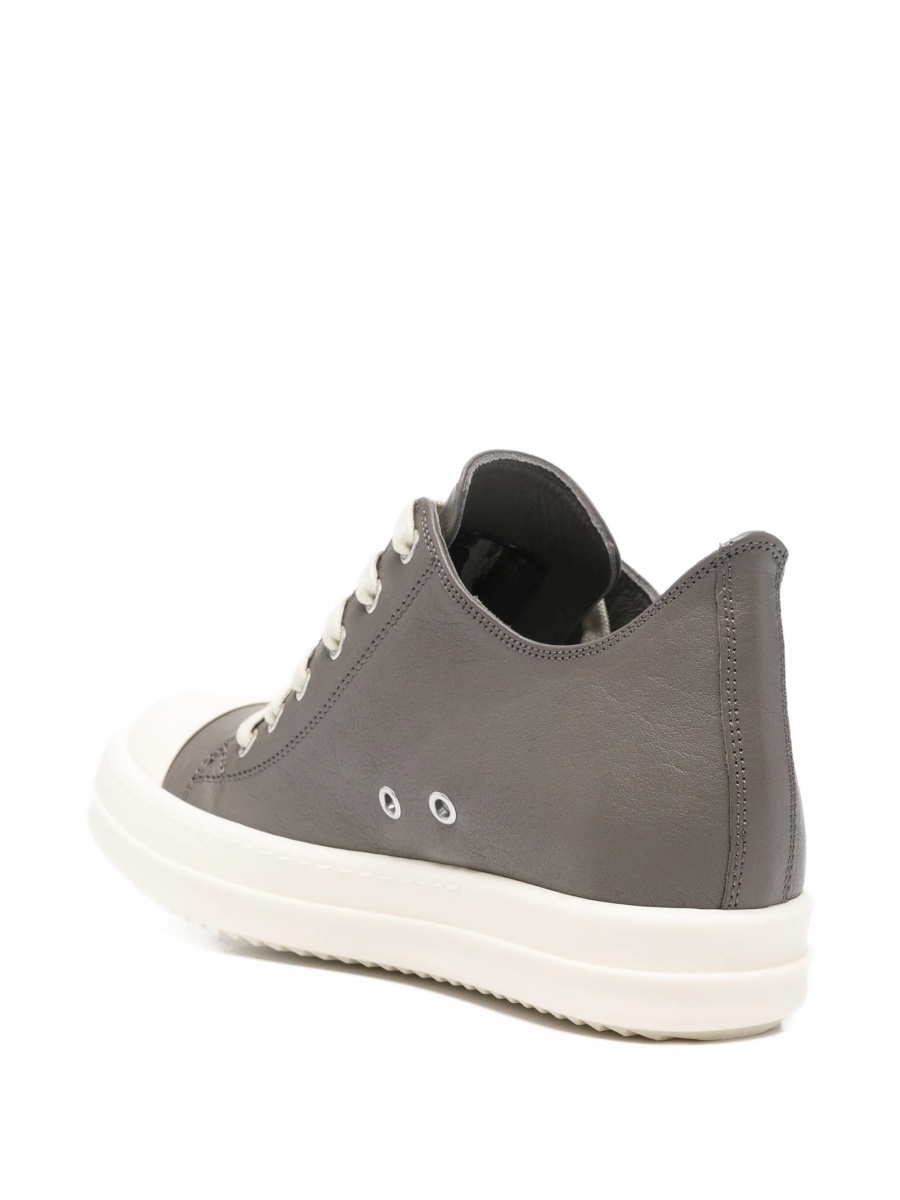 Sneakers Rick Owens maro din piele - Img 3