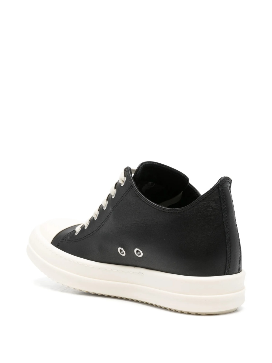 Sneakers Rick Owens negri din piele - Img 3