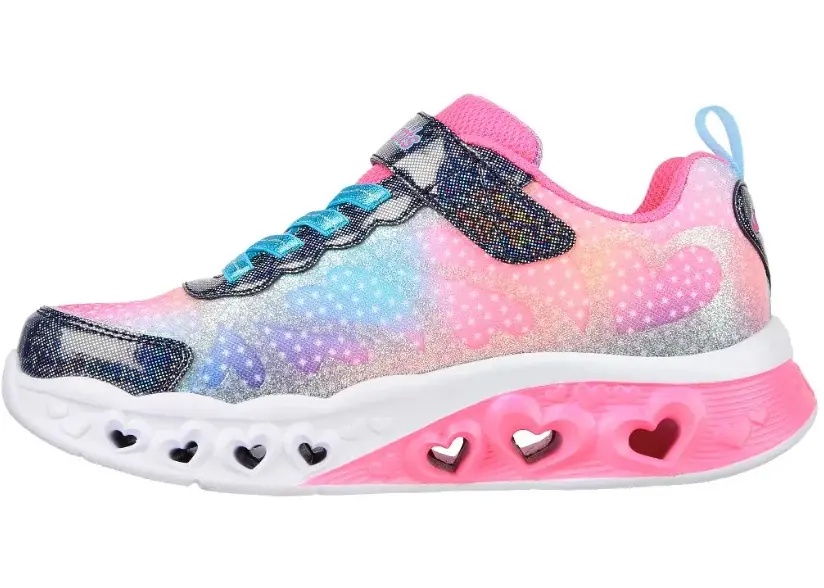 Sneakers S-Lights Flutter Heart Lights - Simply Love 302315L-NVMT Navy/Multi - Img 5