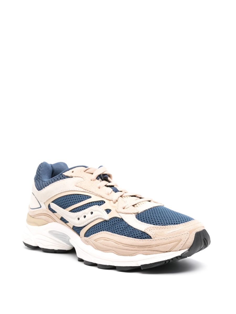 Sneakers Saucony neutri din piele intoarsa si material textil - Img 2