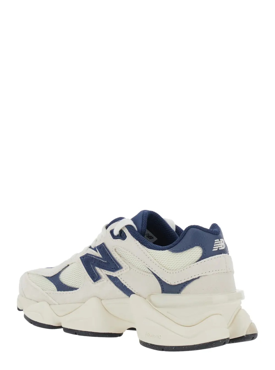 Sneakers Sneakers 9060 with cushioned sole and logo, Tech Fabric, Blue, Unisex - Img 3