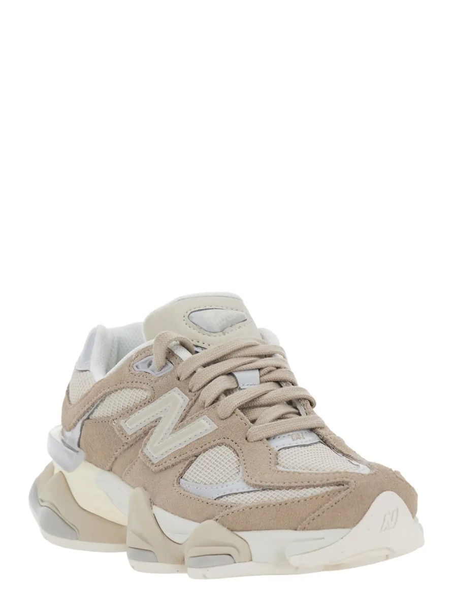 Sneakers Sneakers 9060 with rubber sole and embroidered logo beige unisex - Img 2