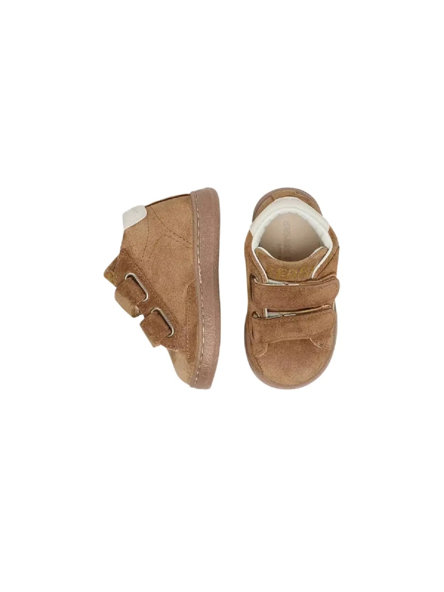Sneakers SNEAKERS JUNE SUEDE UPPER TOE AND STRAP NAPPA STARP AND HEEL TOBACCO/CREAM - Img 3