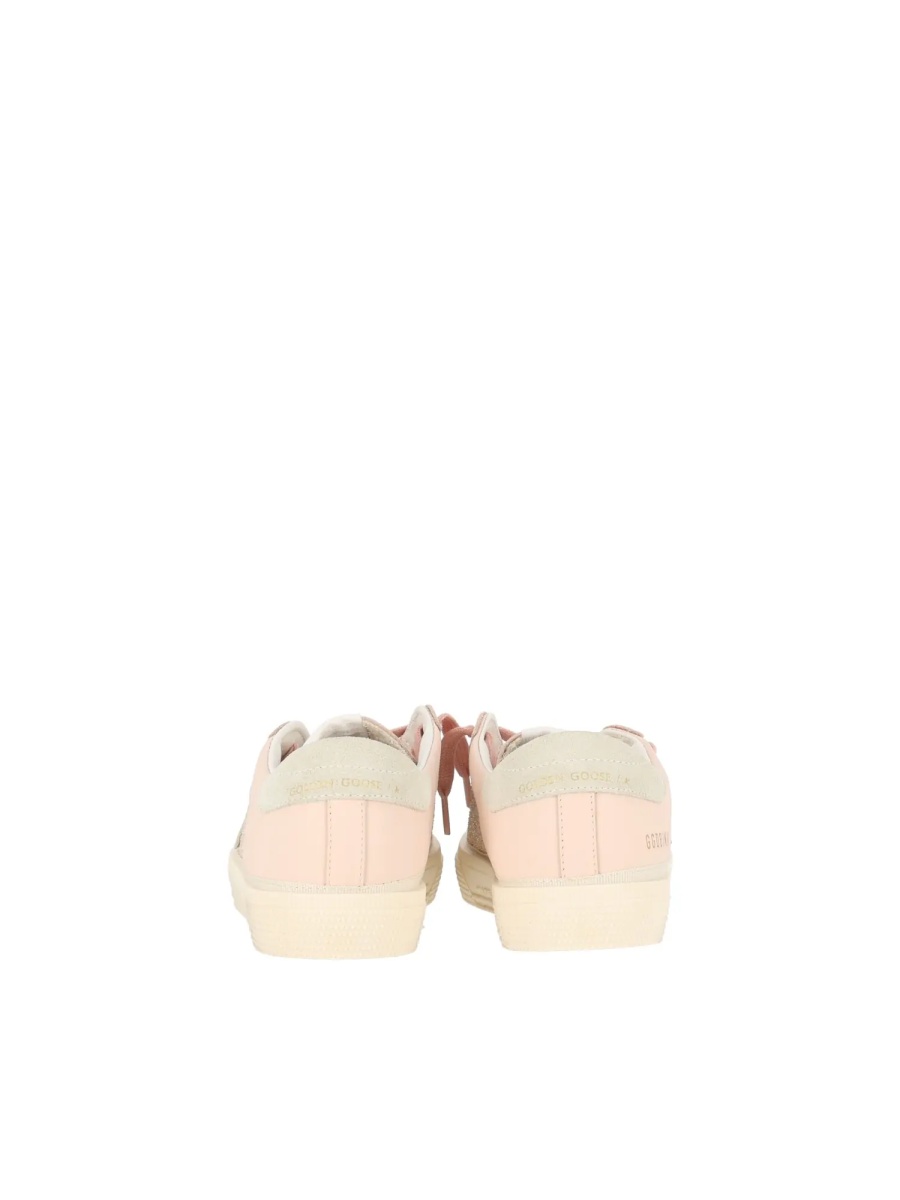 Sneakers SNEAKERS MAY WITH DOUBLE QUARTER AND TOE GLITTER AND LEATHER UPPER LEATHER STAR TONGUE AND TOE SUEDE HEEL PALE PINK/MILK/GREY - Img 4