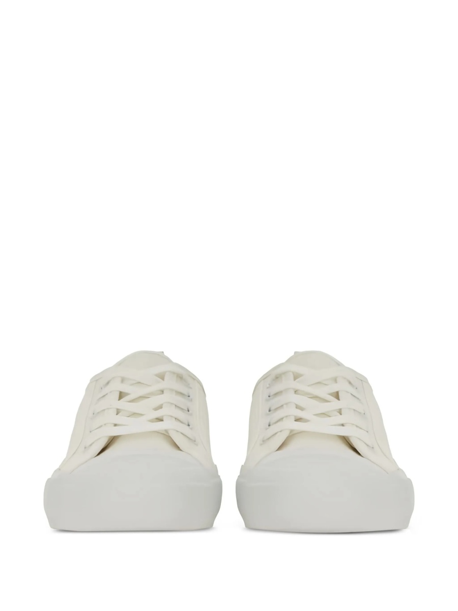 Sneakers STUDIO NICHOLSON albi din bumbac - Img 3