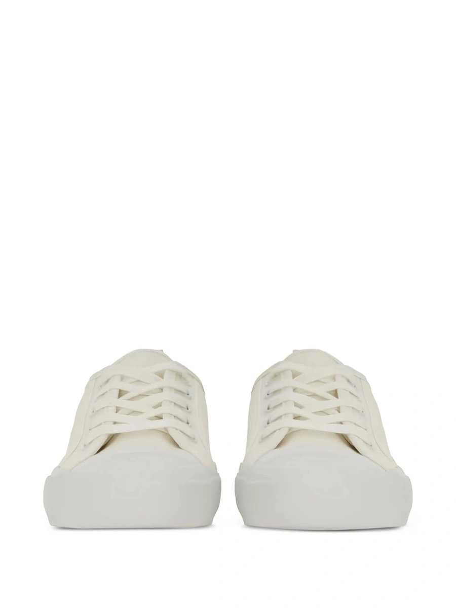 Sneakers STUDIO NICHOLSON albi din bumbac - Img 3