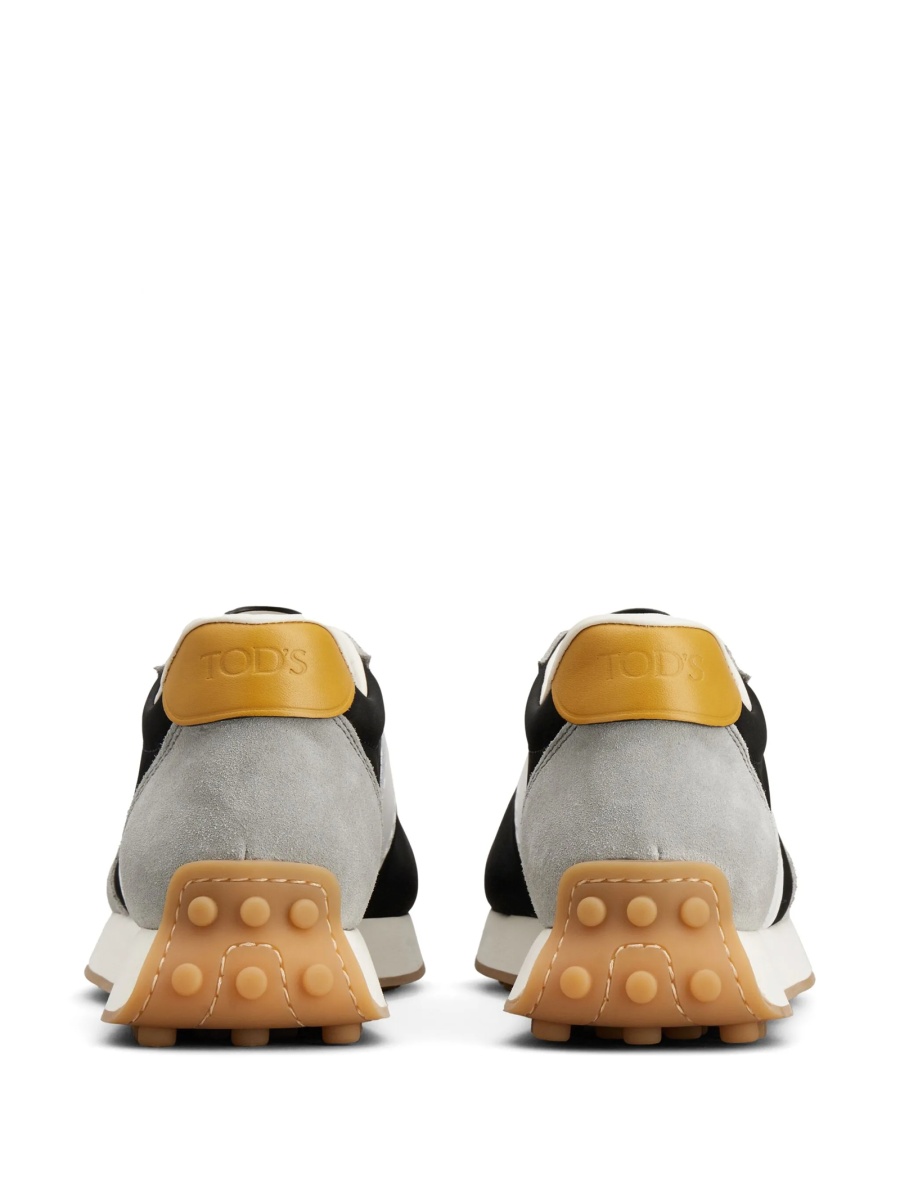 Sneakers TOD'S gri din material textil si piele intoarsa - Img 3