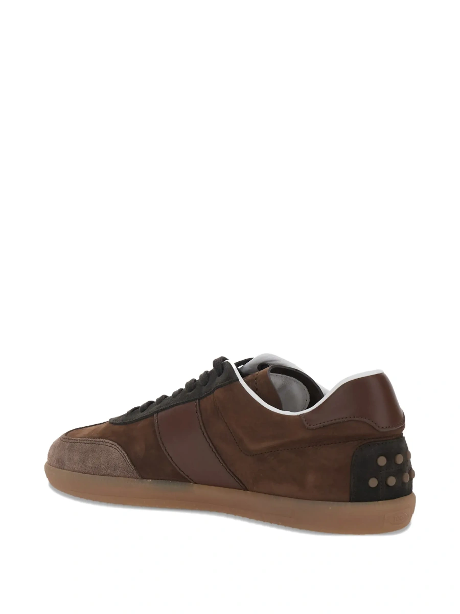 Sneakers TOD'S maro din piele intoarsa - Img 6
