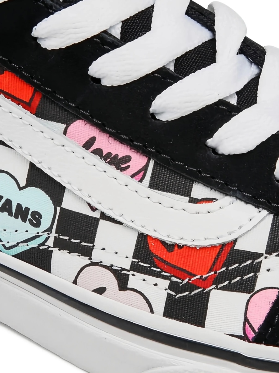 Sneakers Vans negri din material textil si piele intoarsa - Img 5