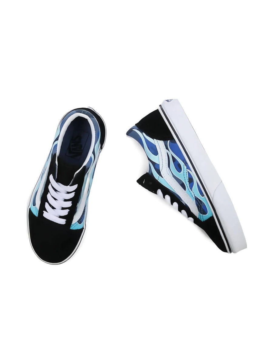 Sneakers Vans negri din material textil - Img 4